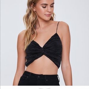 Forever 21 black crop top